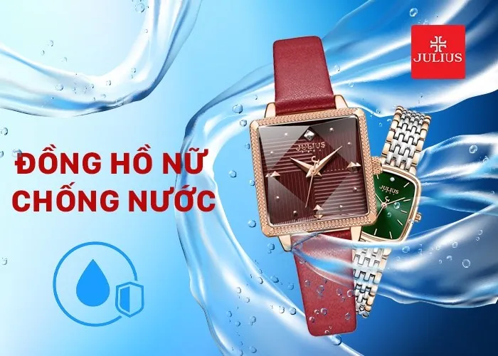 Mua đồng hồ đeo tay nữ hãng nào không thấm nước? chất lượng, giá tốt