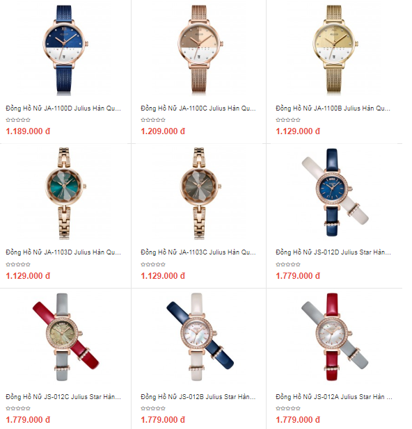 mua đồng hồ thời trang đà nẵng online