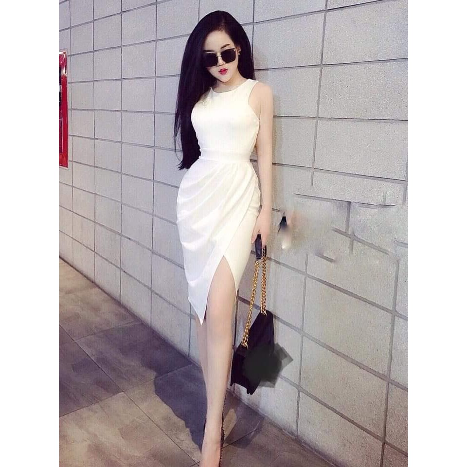 Váy trắng lông vũ TPEONY – Hizu Dress Up