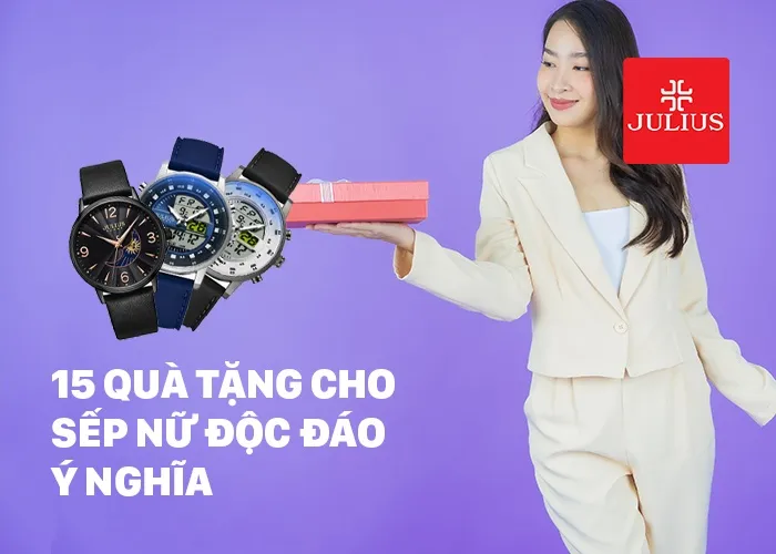 15 quà tặng cho sếp nữ độc đáo và ý nghĩa