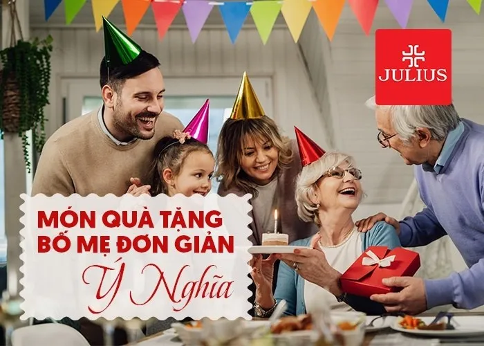 Món quà tặng bố mẹ đơn giản nhưng tràn ngập ý nghĩa dong đầy yêu thương