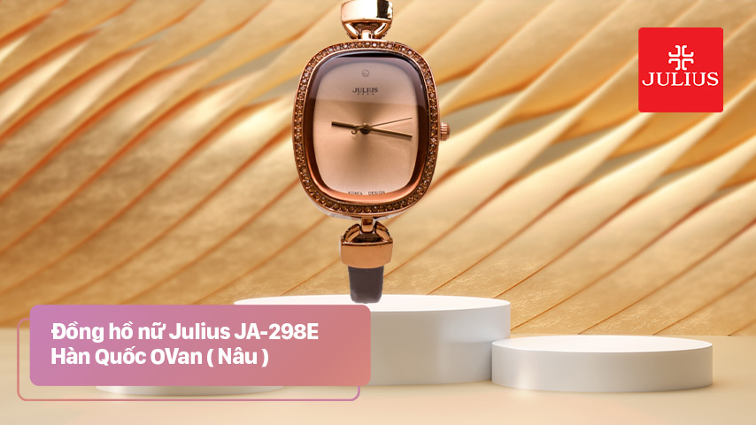 Đồng hồ nữ Julius JA-298E (Nâu)