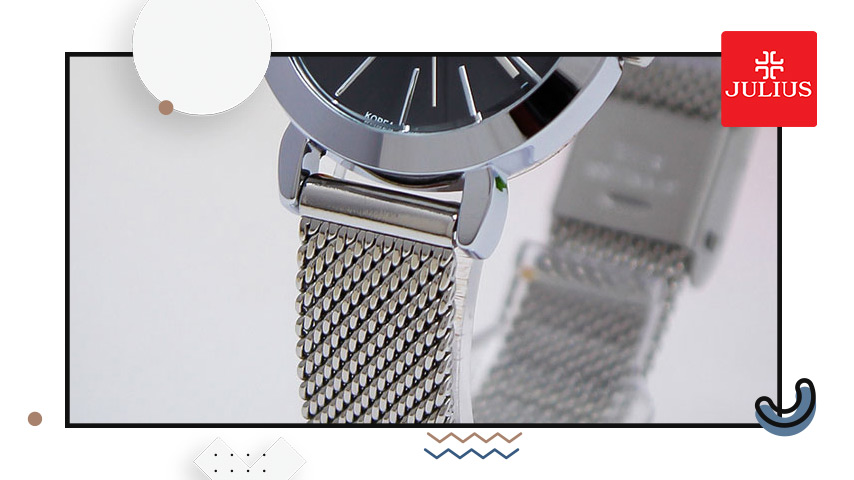 Dây đồng hồ kim loại có mẫu mã thanh lịch với kích cỡ nhỏ