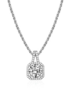 Dây chuyền Moissanite Bạc JULIUS JSP-0020A